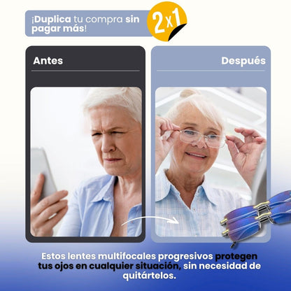 Lentes Multifocales 2x1