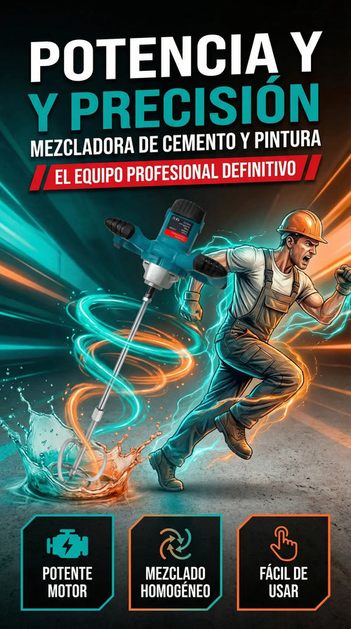 Mezcladora de Cemento y Pintura Makita
