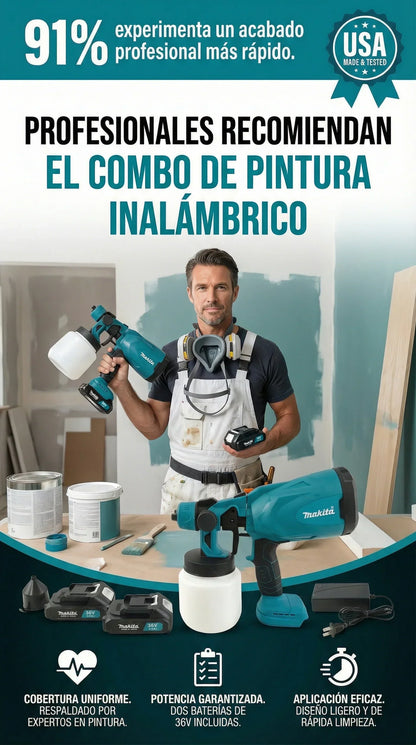 Pistola de Pintura Inalambrica Makita